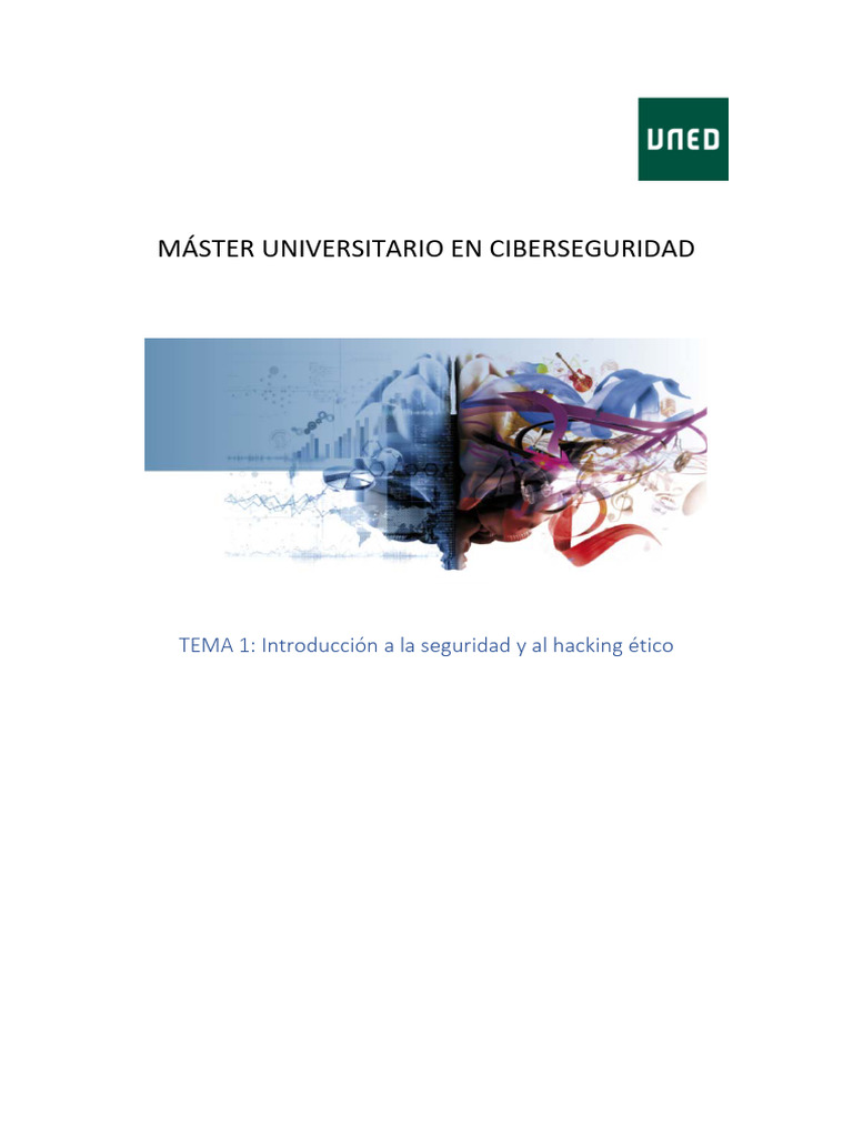 Introducción a la Ciberseguridad y Hacking Ético | PDF | Seguridad | La ...