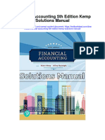 Financial Accounting 5Th Edition Kemp Solutions Manual Full Chapter PDF