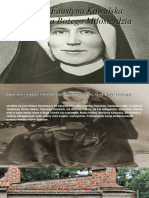 Święta Faustyna Kowalska: Apostołka Bożego Miłosierdzia