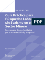 Guia Buscar Con Igualdad 2023 - Secretaria de Mineria de Nacion Uapg