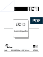 Horizon VAC100 Parts Manual