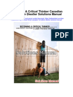 Becoming A Critical Thinker Canadian 1St Edition Diestler Solutions Manual Full Chapter PDF