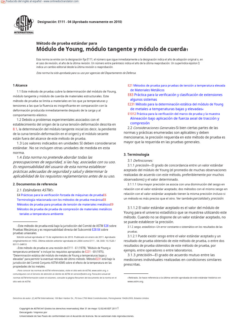 Idoc - Pub - Astm E111 04 Reapproved 2010 Standard Test Method For ...
