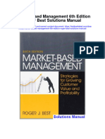 Market Based Management 6Th Edition Roger Best Solutions Manual Full Chapter PDF