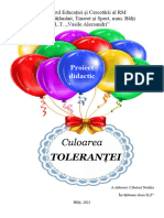 PD Culoarea Tolerantei"