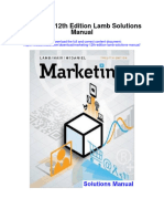 Marketing 12Th Edition Lamb Solutions Manual Full Chapter PDF