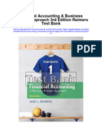 Download Financial Accounting A Business Process Approach 3Rd Edition Reimers Test Bank full chapter pdf