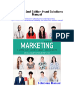 Marketing 2Nd Edition Hunt Solutions Manual Full Chapter PDF