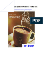 Marketing 5Th Edition Grewal Test Bank Full Chapter PDF