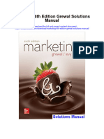 Marketing 6Th Edition Grewal Solutions Manual Full Chapter PDF