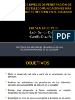 ANÁLISIS DE LOS NIVELES DE PENETRACIÓN DE LOS SERVICIOS DE TELECOMUNICACIONES-presentacion