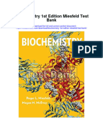 Biochemistry 1St Edition Miesfeld Test Bank Full Chapter PDF