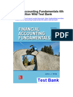 Financial Accounting Fundamentals 6Th Edition Wild Test Bank Full Chapter PDF