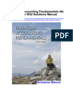 Financial Accounting Fundamentals 4Th Edition Wild Solutions Manual Full Chapter PDF