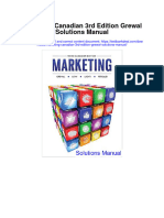 Marketing Canadian 3Rd Edition Grewal Solutions Manual Full Chapter PDF