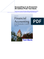 Financial Accounting in An Economic Context 9Th Edition Pratt Test Bank Full Chapter PDF
