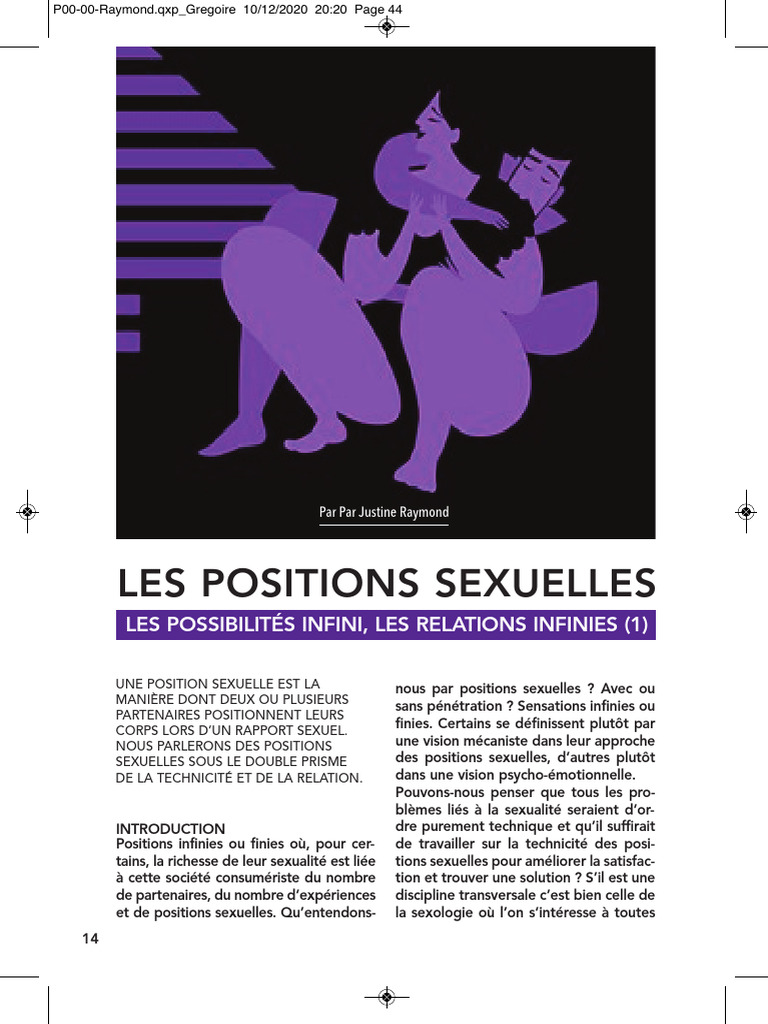 Positions Sexuelles : Techniques et Relations | PDF | Position sexuelle ...