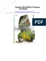 Biological Science 5Th Edition Freeman Test Bank Full Chapter PDF
