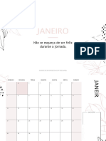 1 Semestre Planner 2024 Floral