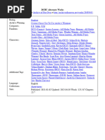 DCBU Alternate Works | PDF | Young Adult | General Fiction