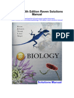 Biology 10Th Edition Raven Solutions Manual Full Chapter PDF