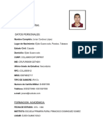 Curriculum Vitae - JORAN CORDOVA 2023 - 072304