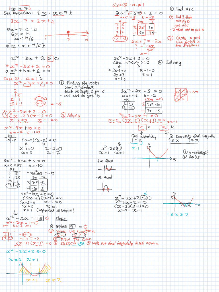Solving inequalities right angled trig pdf