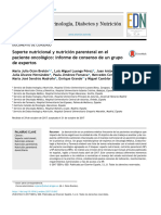 Soporte Nutricional y Nutrición Parenteral en El Paciente Oncológico - Elsevier