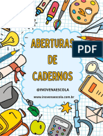 Aberturas de Cadernos @inovenaescola