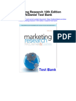 Marketing Research 10Th Edition Mcdaniel Test Bank Full Chapter PDF