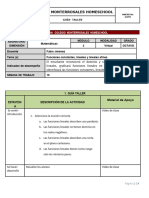 Guía 15 Matemáticas Octavo Funciones