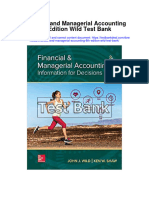 Financial and Managerial Accounting 8Th Edition Wild Test Bank Full Chapter PDF