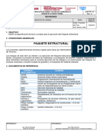 ESP PF 14 Rev. 0 ET Paquete Estructural