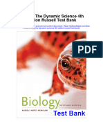 Biology The Dynamic Science 4Th Edition Russell Test Bank Full Chapter PDF