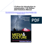 Media and Culture An Introduction To Mass Communication 11Th Edition Campbell Solutions Manual Full Chapter PDF