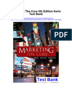 Marketing The Core 5Th Edition Kerin Test Bank Full Chapter PDF
