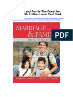 Marriage and Family The Quest For Intimacy 8Th Edition Lauer Test Bank Full Chapter PDF