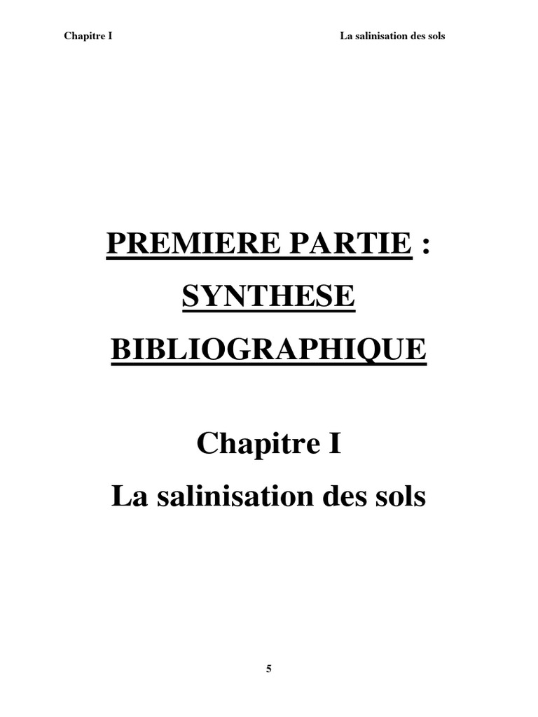 La Salinisation des Sols : Définition et Impact | PDF | Sol (pédologie ...