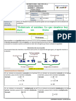 8vo - TAREA DE APRENDIZAJE - N3 - MATEMÁTICA