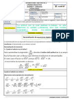 10mo - TAREA DE APRENDIZAJE - N6 - MATEMÁTICA