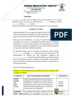 Informe de Tutoria