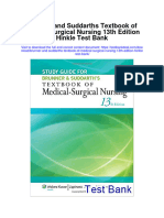 Brunner and Suddarths Textbook of Medical Surgical Nursing 13Th Edition Hinkle Test Bank Full Chapter PDF