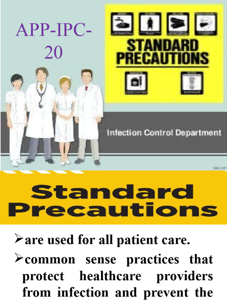 Standard Precautions | PDF | Science & Mathematics