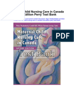 Maternal Child Nursing Care in Canada 2Nd Edition Perry Test Bank Full Chapter PDF