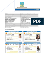 1st. Oral Evaluation Guide - Introductorio 