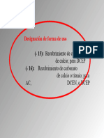 Designación de Forma de Uso: (-15) : Recubrimiento de Carbonato ( - 16) : Recubrimiento de Carbonato