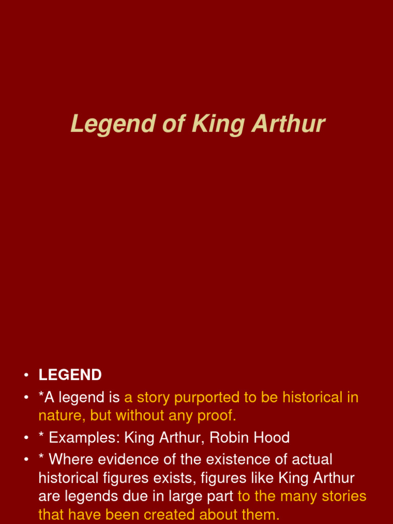 King Arthur Notes | Download Free PDF | King Arthur | Lancelot
