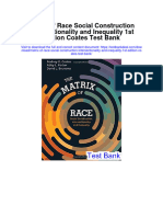 Matrix of Race Social Construction Intersectionality and Inequality 1St Edition Coates Test Bank Full Chapter PDF