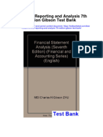 Download Financial Reporting And Analysis 7Th Edition Gibson Test Bank full chapter pdf