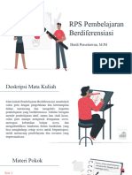 RPS Pembelajaran Diferensiasi